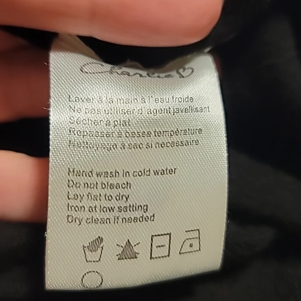 Charlie B sweater med black faux fur buttons faux pearl detail womens classic - Picture 10 of 10